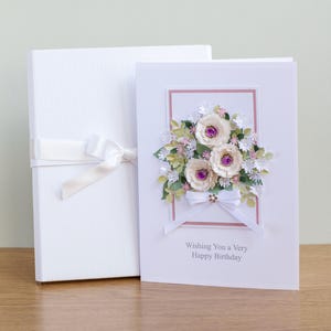 Greeting Card - Birthday Card - Fancy Handmade Mum's Day Card - Unique - Customisable