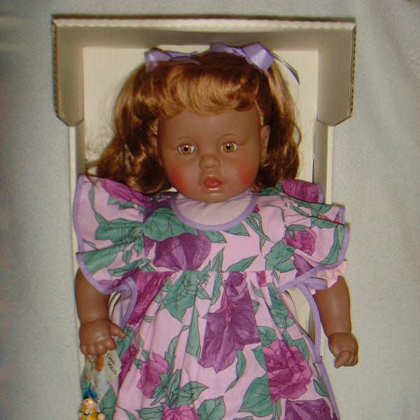 UNUSED Lissi Doll, 1992, Yvonne, Made in Germany, Lissi Batz, Sleepy-eye, Mint in Box, From Bavaria