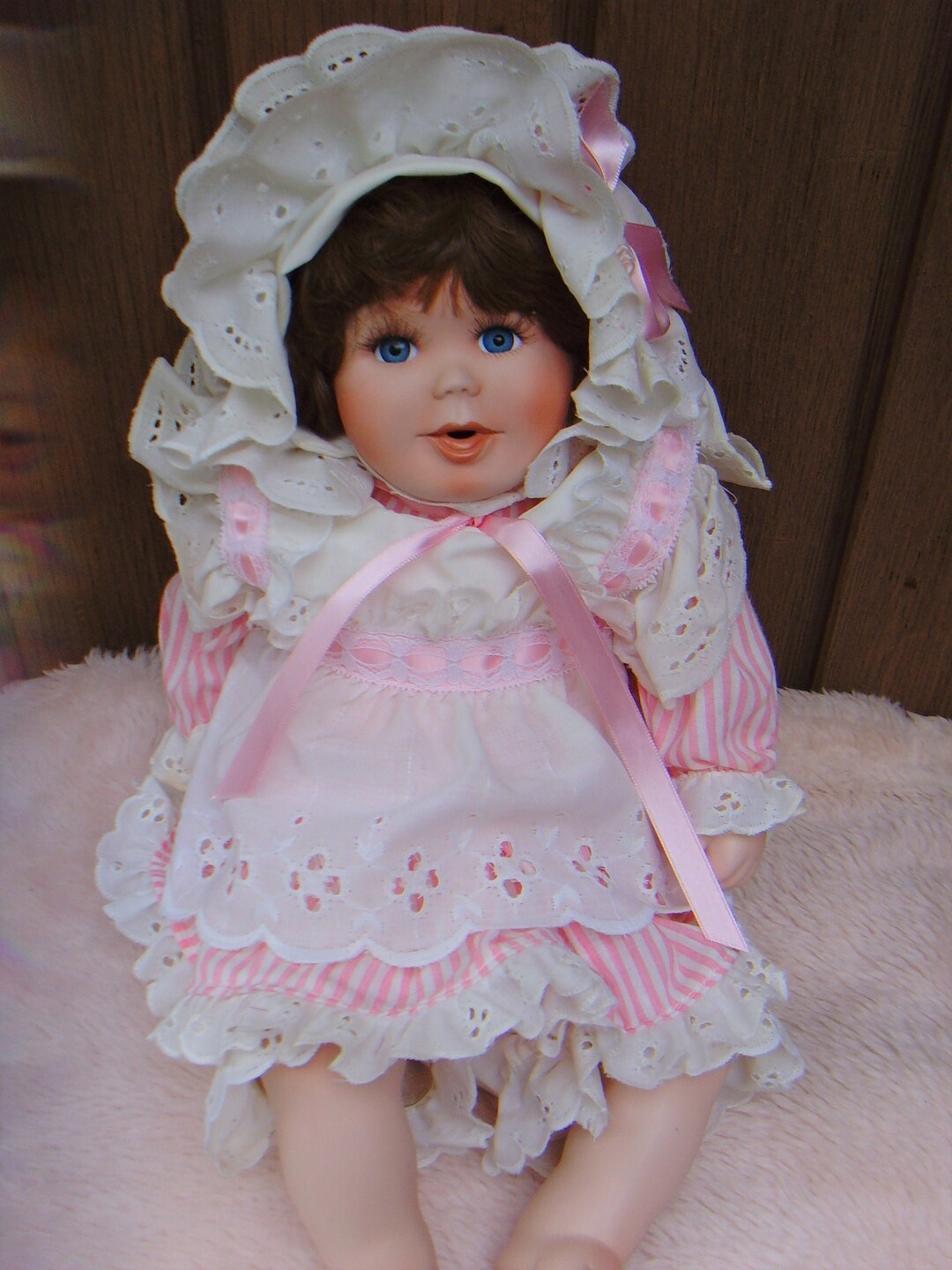 Tiny Treasures Doll, Sandee, 1992, World Gallery Doll, Porcelain Baby