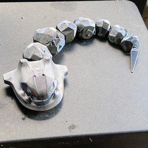 Onyx Steelix and Mega-Steelix 3D print model 3D model 3D printable