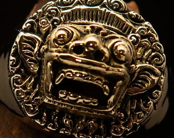 Barong Ring - Bronze Craftsmanship - Protector Spirit of Bali