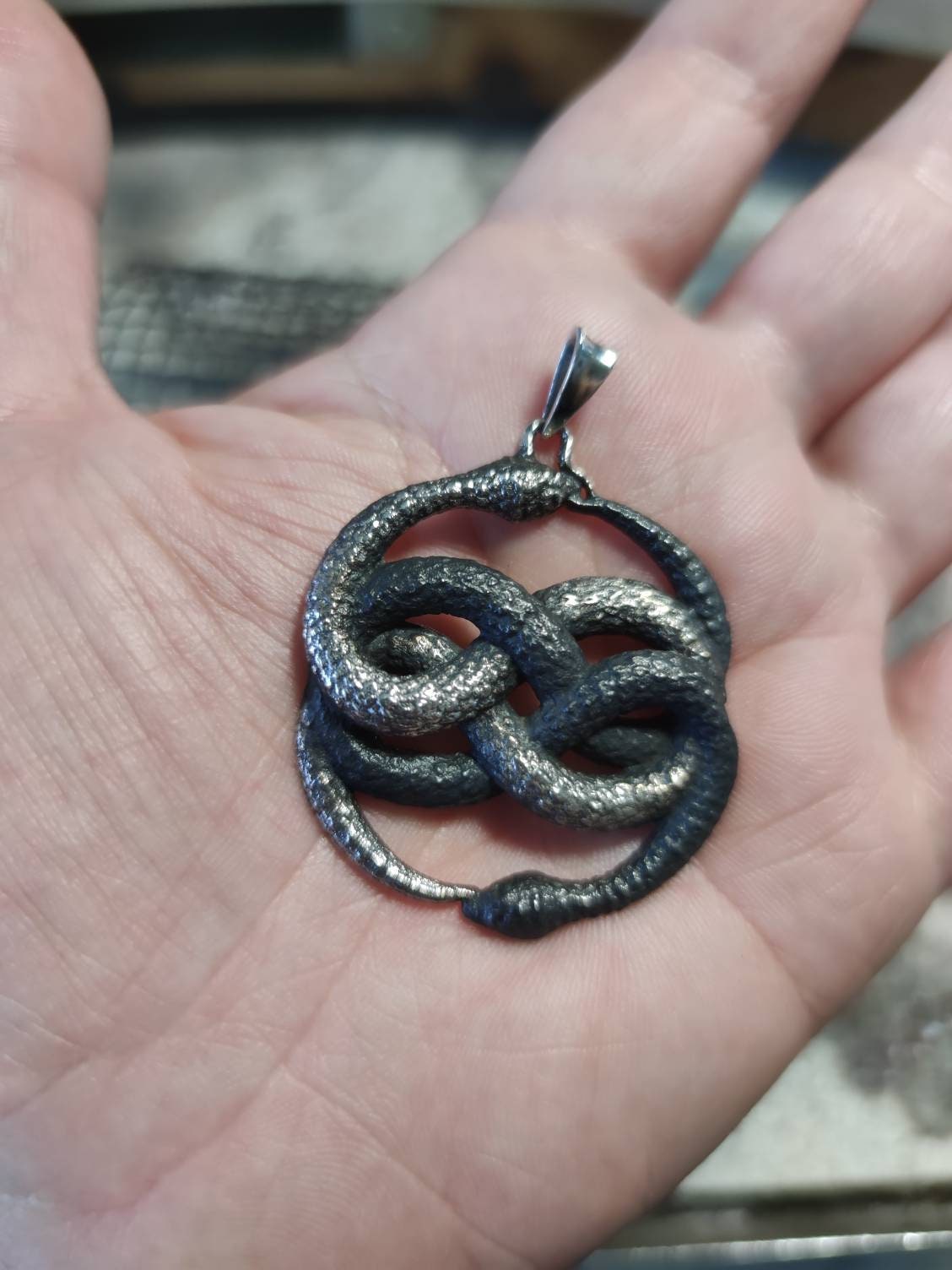 Buy Auryn Necklace Pendant Gold & Silver inspired by the Neverending Story  Online in India - Etsy