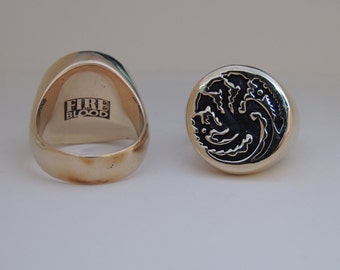 Targaryen Seal Ring with motto