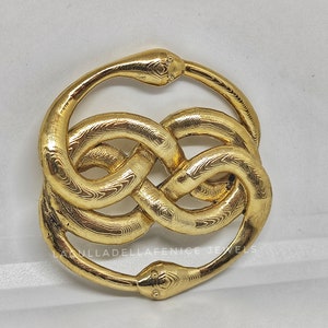 Handmade AURIN XL, Neverending Story, Auryn Film Replica Amulet Atreiu Fucur