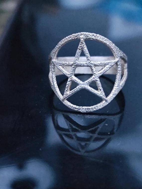 Pentacolo Anello In Acciaio - Italia - Foto 7