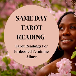 Lectura de Tarot el mismo día - Energía femenina, orientación espiritual, lectura de amor - Cambio rápido - Rápido