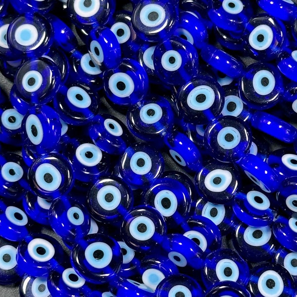 Evil Eye Glass Beads Etsy