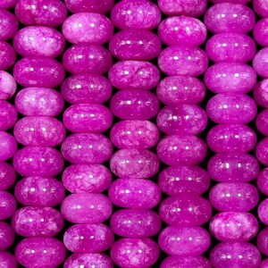 NATURAL Ruby Color Jade Gemstone Bead 8x5mm Rondelle Shape Bead, Beautiful Ruby Quartz Color Jade Beads, Great Quality Bead Full Strand 15.5