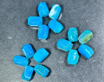 Perline Di Giada Blu Naturale 2mm 3mm 4mm Sfaccettato Rotondo - Foto 4