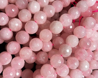 Rose-Quartz,Rose-Quartz Beads,Rose-Quartz Briolette,Heart Shape,AAA Quality 5 Strands Size 6MM Approx Natural African Wholesale Price