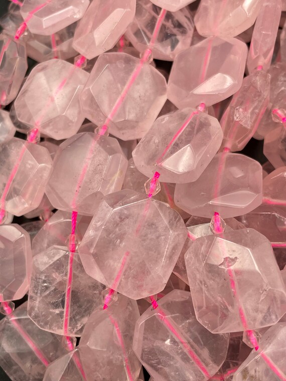 Lot De Perles Rondes En Pierres Naturelles Facettées - Quartz, Cristal - Tailles 2mm Et 3mm - Pour Création Bijoux