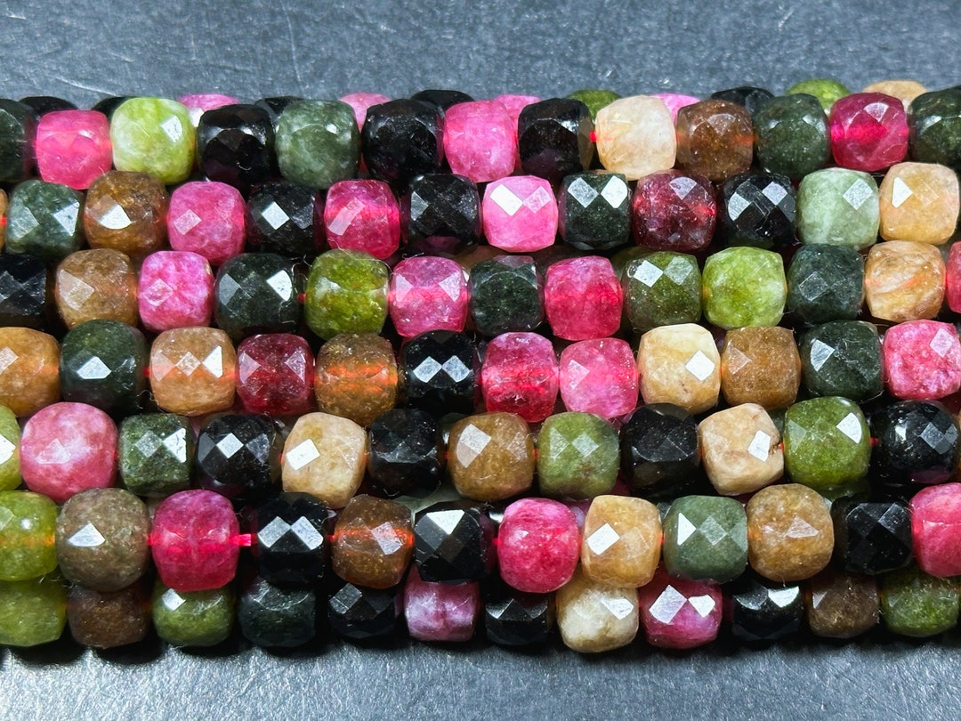 91.81 Carat Designer Cut Bi-Color Watermelon Tourmaline Loose Gemstone