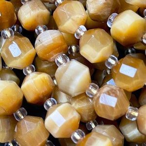 Yellow Tiger Eye Beads Grade AAA Genuine Natural Gemstone Round Loose Beads  4MM 6MM 8MM 10MM 12MM 16MM Bulk Lot Options 