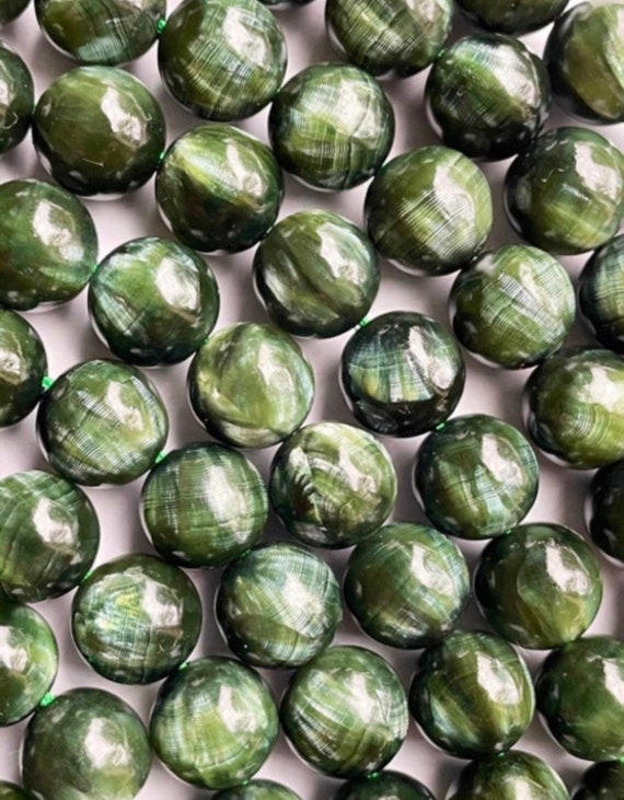 Seraphinite beads shop