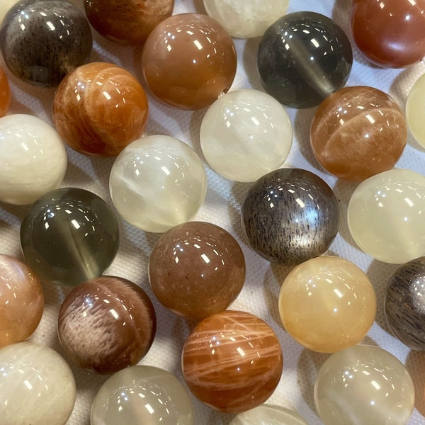 AAA beautiful natural moonstone bead. 6mm 8mm 10mm 12mm round bead. Gorgeous natural peach moonstone rainbow moonstone multi color gemstone