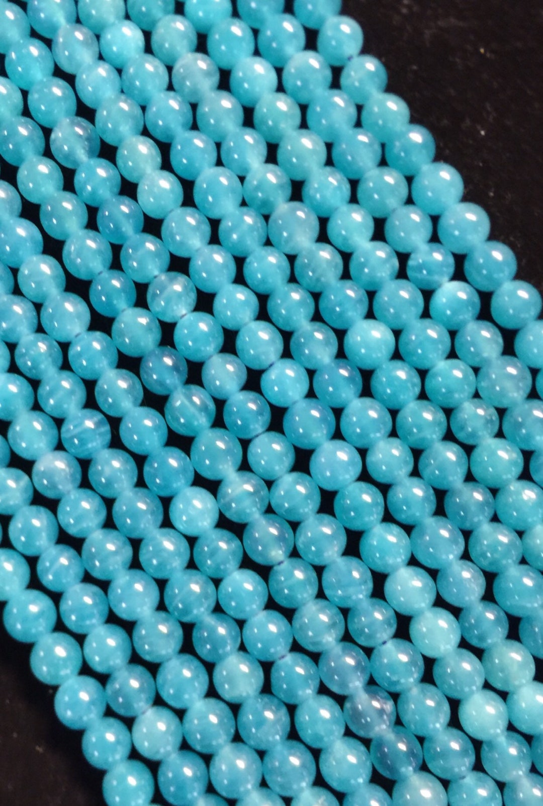 AAA Natural Amazonite. 4mm 6mm 8mm 10mm 12mm 14mm Round Bead ...
