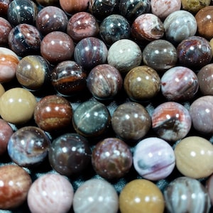 Natural black moonstone bead. 6mm 8mm 10mm 12mm round bead. Natural brown black color gemstone bead. Loose stone bead. Full strand 15.5”