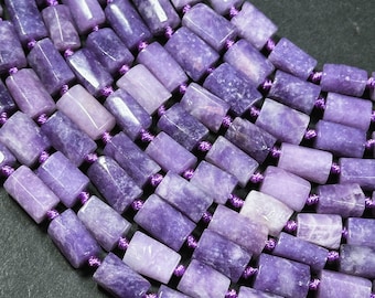 Perline Sciolte Rotonde Di Lepidolite Tanzaniana Naturale Di Grado - Foto 10