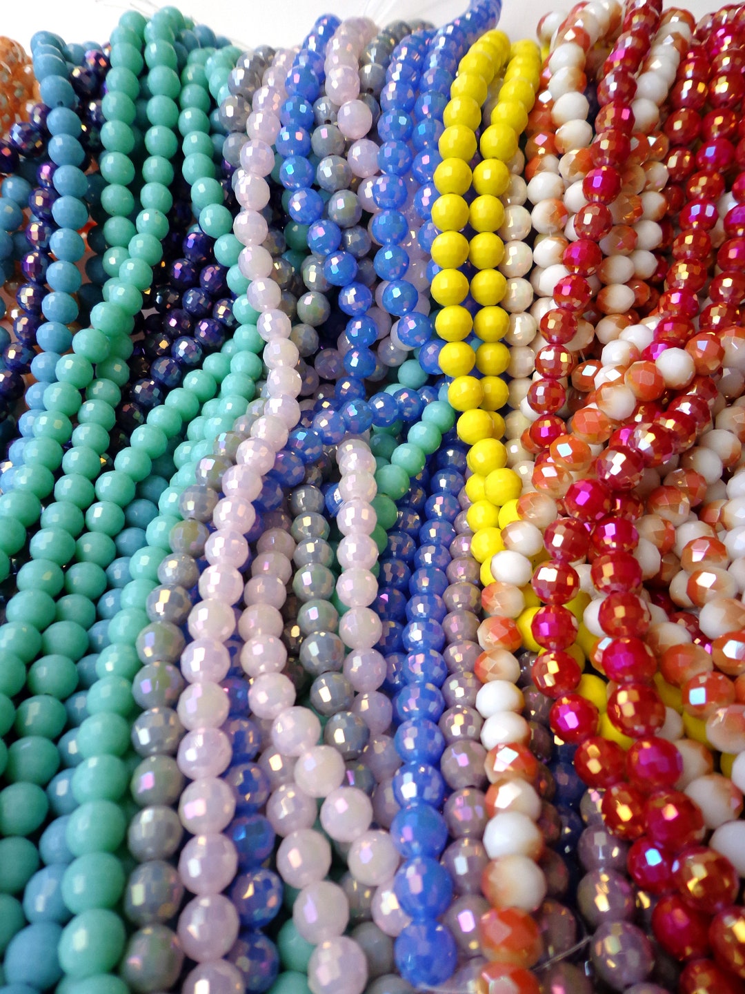 Seed Beads Millet Beads Mixed Color Mixed Size Crystal Glass - Temu