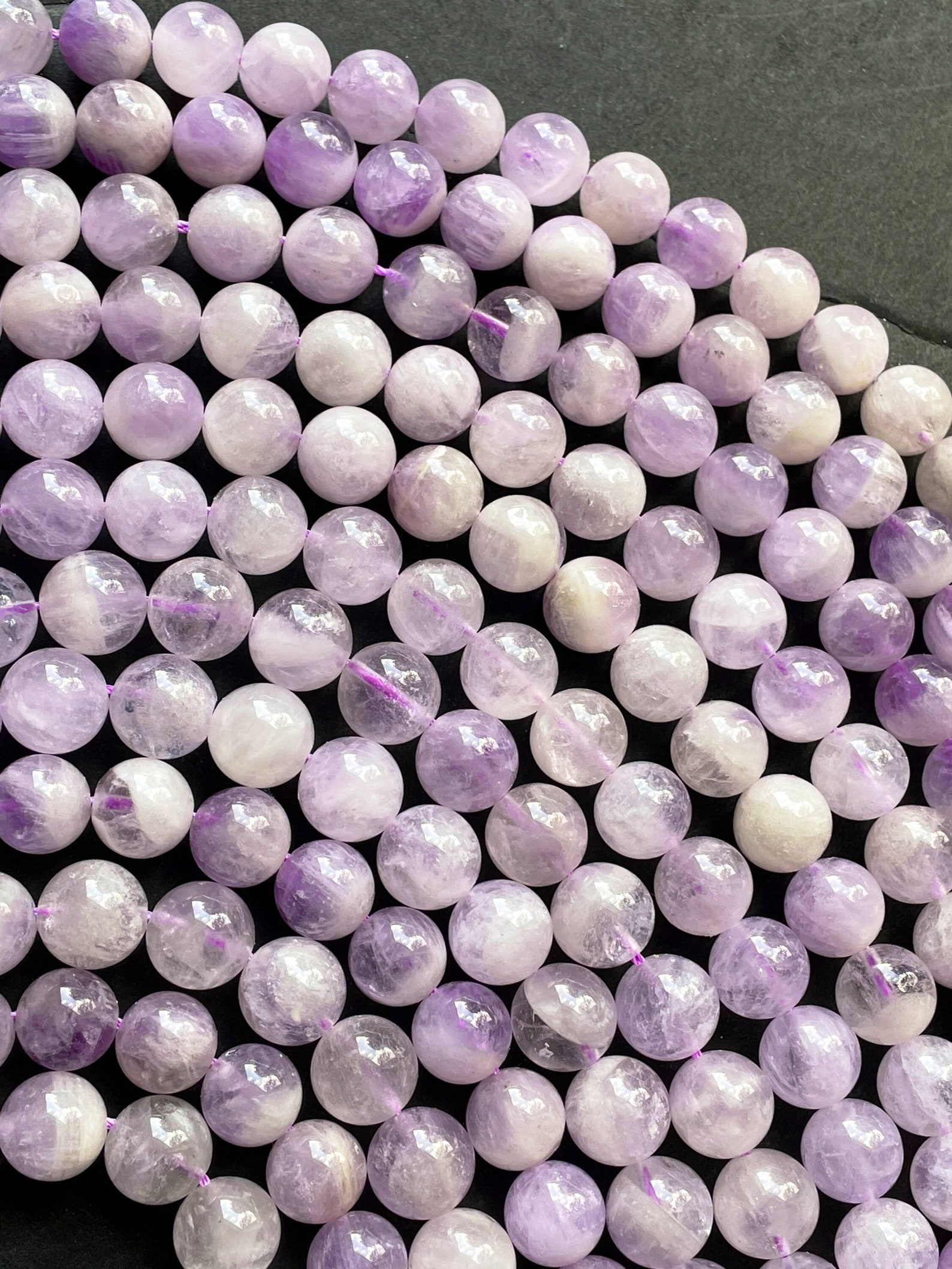 Natural Lavender Jade Stone Bead. . 6mm 8mm 10mm 12mm Round Etsy