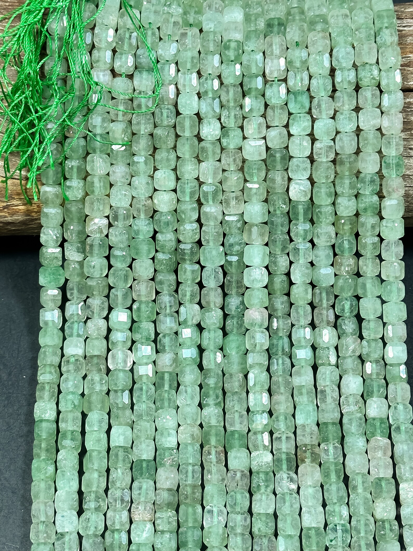 Green Strawberry Quartz Beads Woman Bracelets