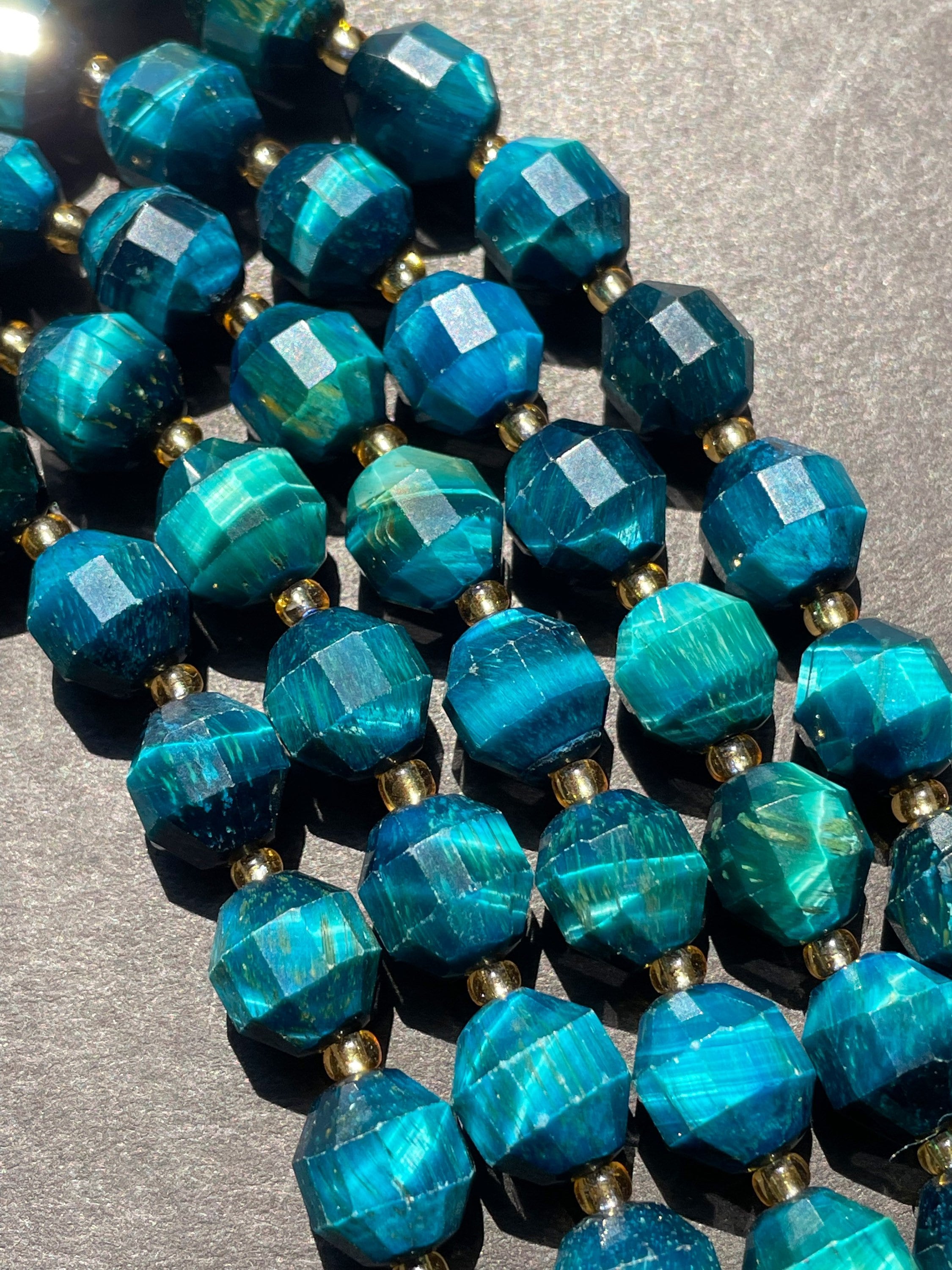 4/6/8/10/12mm Natural Stone Beads Tiger Eye Turquoise Beads For