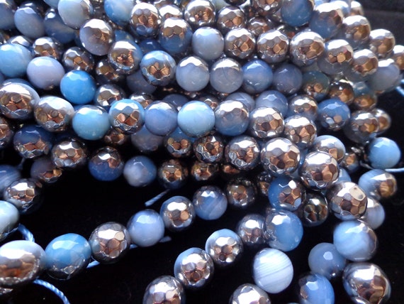 Natural agate beads store