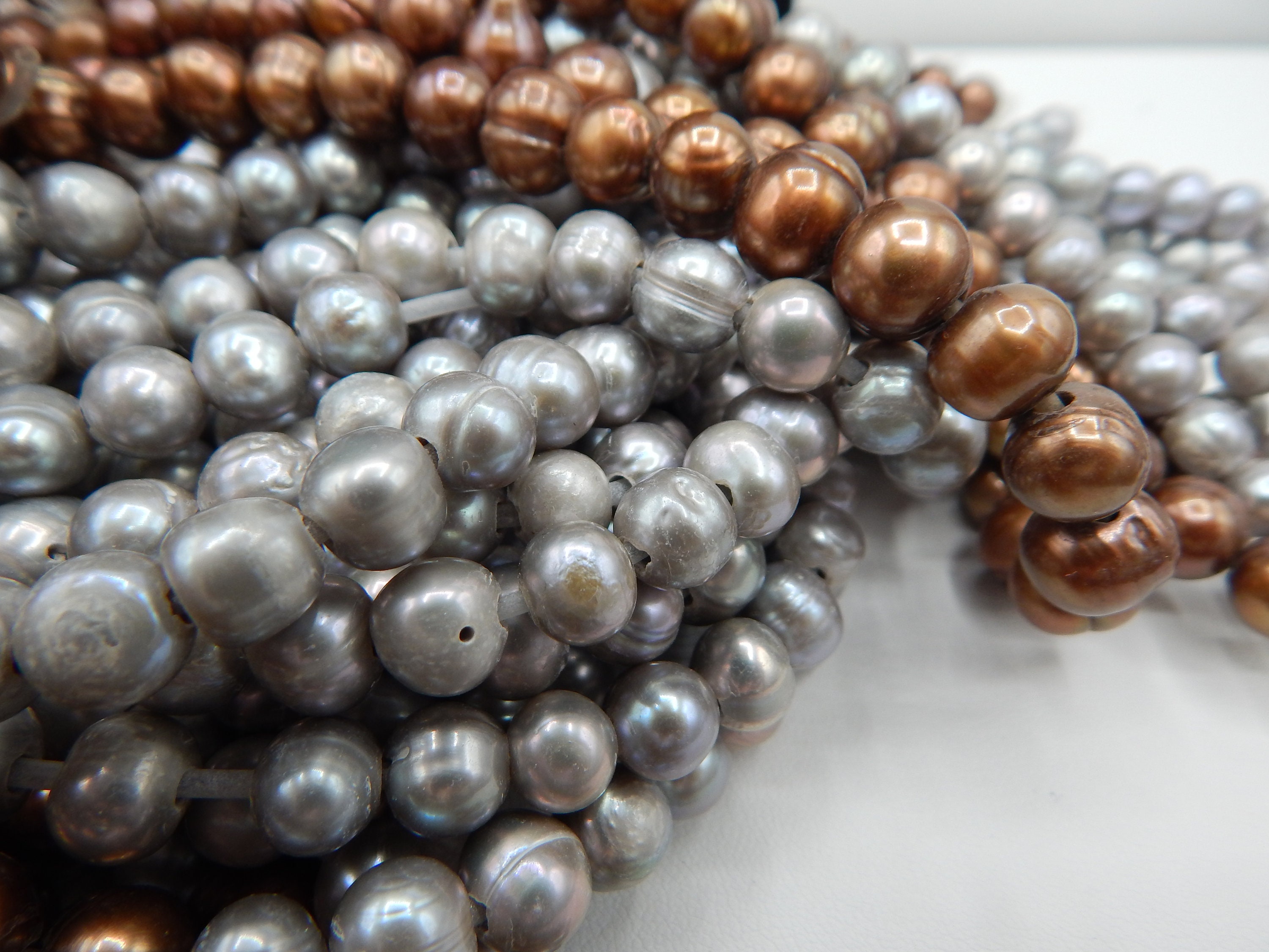 LARGEHOLE Freshwater Pearl Bead 8mm 10mm Pearl Bead .2mm Etsy Australia