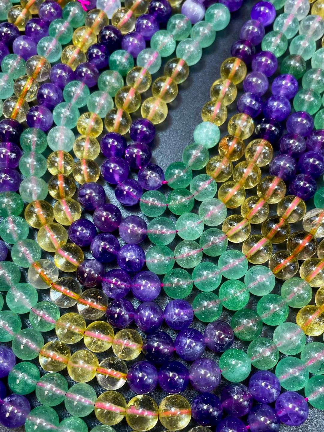 AAA Natural Mixed Gemstone Beads. 6mm 8mm 10mm Round Bead. Beautiful