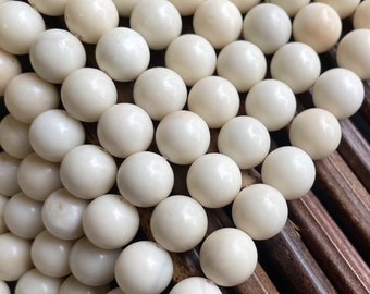 AAA Natural bamboo coral bead. 6mm 8mm 10mm 12mm round bead. Gorgeous organic beige color bead. Quality bamboo coral gemstone . 15.5”