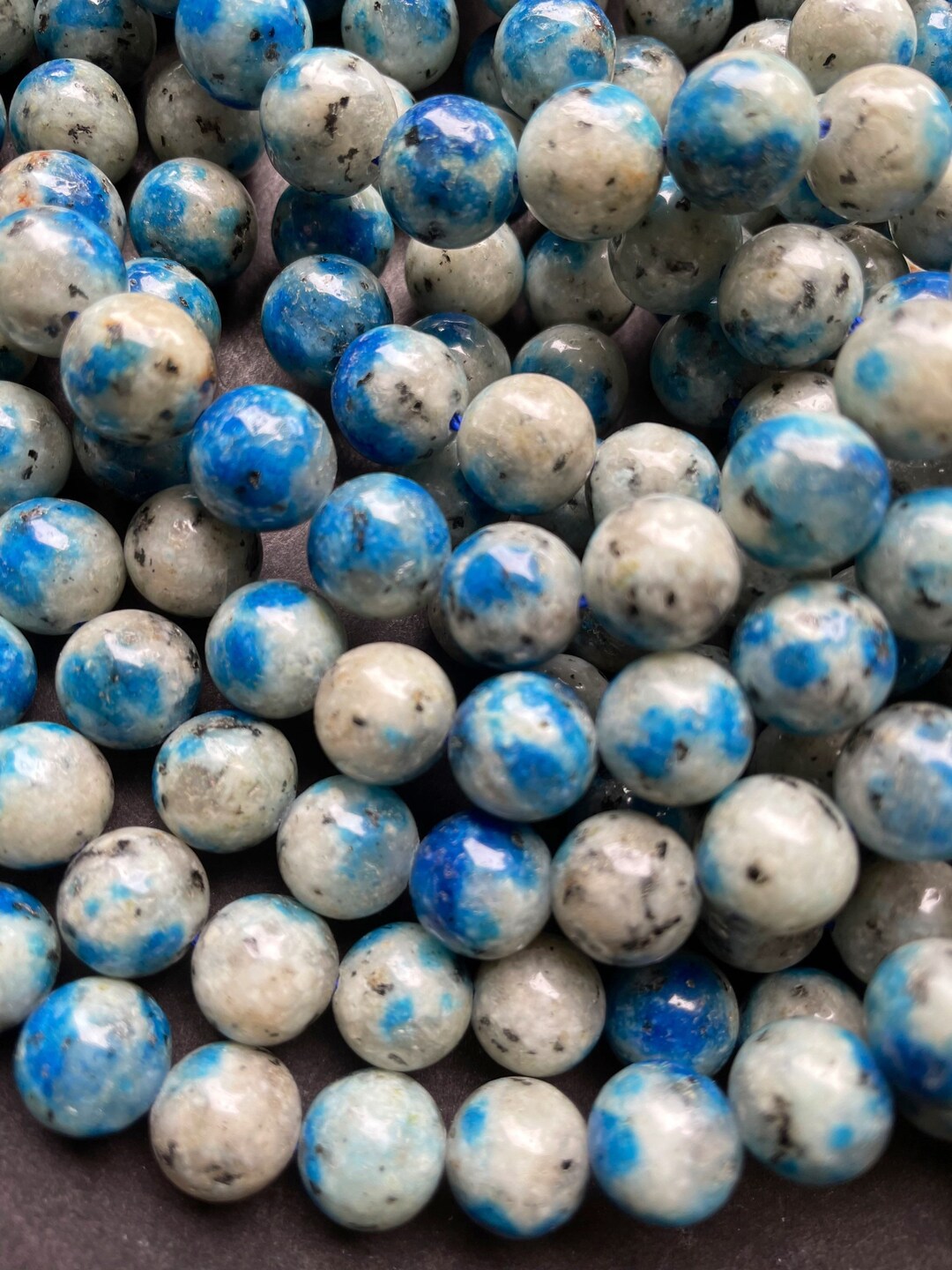 Natural K2 Stone Bead. 6mm 8mm 10mm 12mm Round Bead. Gay Color