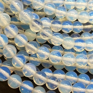 Natural opalite stone bead. 4mm 6mm 8mm 10mm 12mm round bead. Beautiful natural opalite gemstone bead! Full strand 15.5”