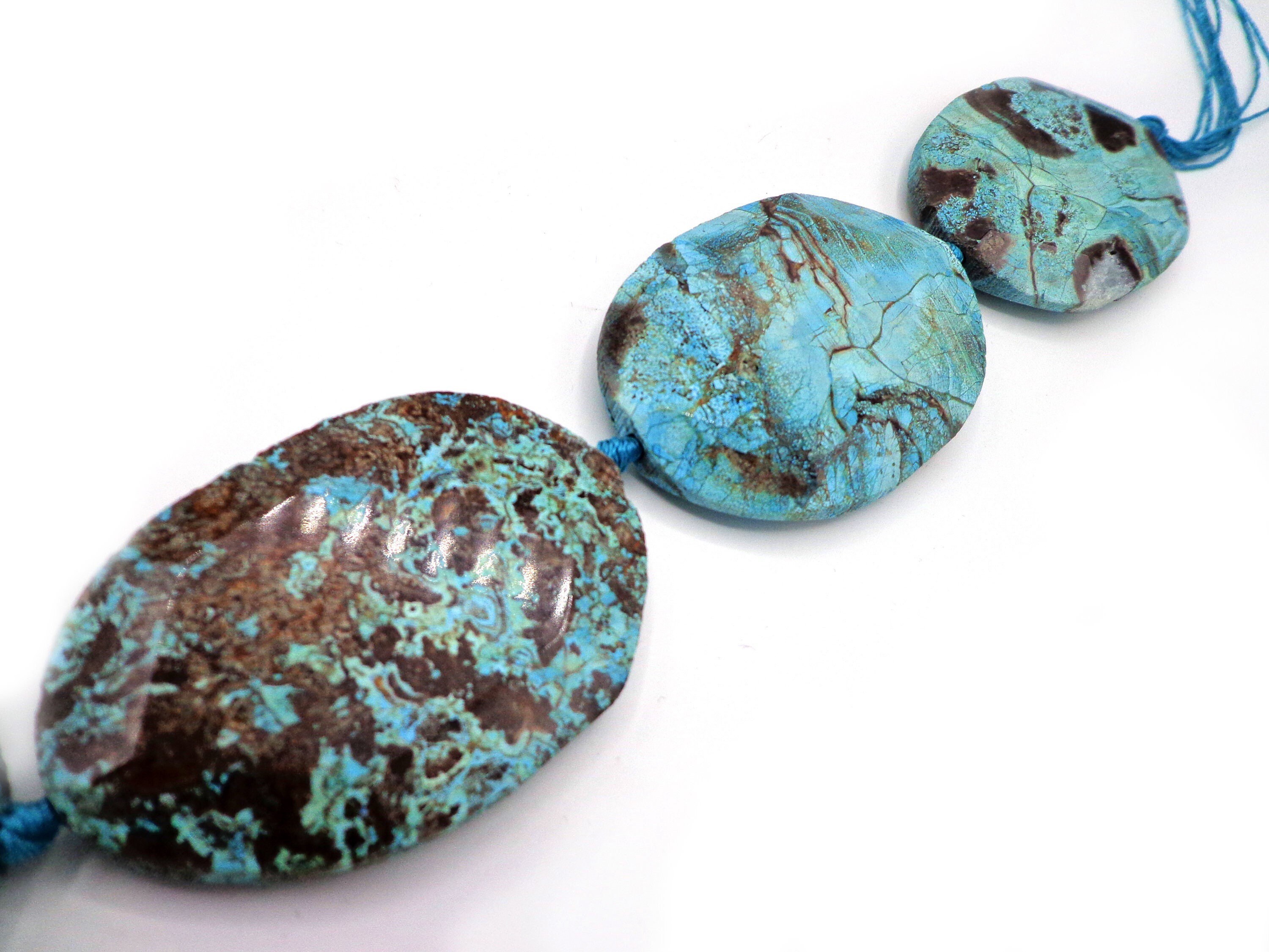 NATURAL Gemstone Ocean Jasper Beads 37x52mm Faceted Full - Etsy
