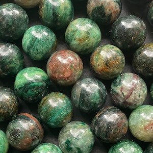Beautiful emerald stone bead.6mm 8mm 10mm round bead. Gorgeous natural dark green color emerald gemstone bead. Full strand 15.5”