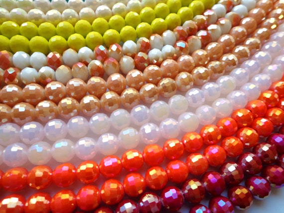 Crystal Tyre Glass Beads Wholesale