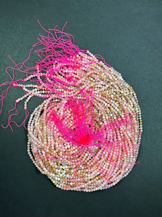 Quarzo Rosa Lotto Perline Opale Rosa Naturale - 8mm, Forate, Per Creazione Gioielli Fai-da-Te, Più Di 25 Pezzi Lotto Wholesale 25 Pezzi - Foto 8