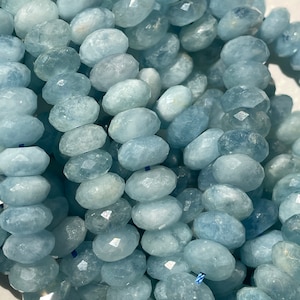 Aazon.co: ABCGES Brazilian Ocean-Blue Aquaarine Beads- Grade AA