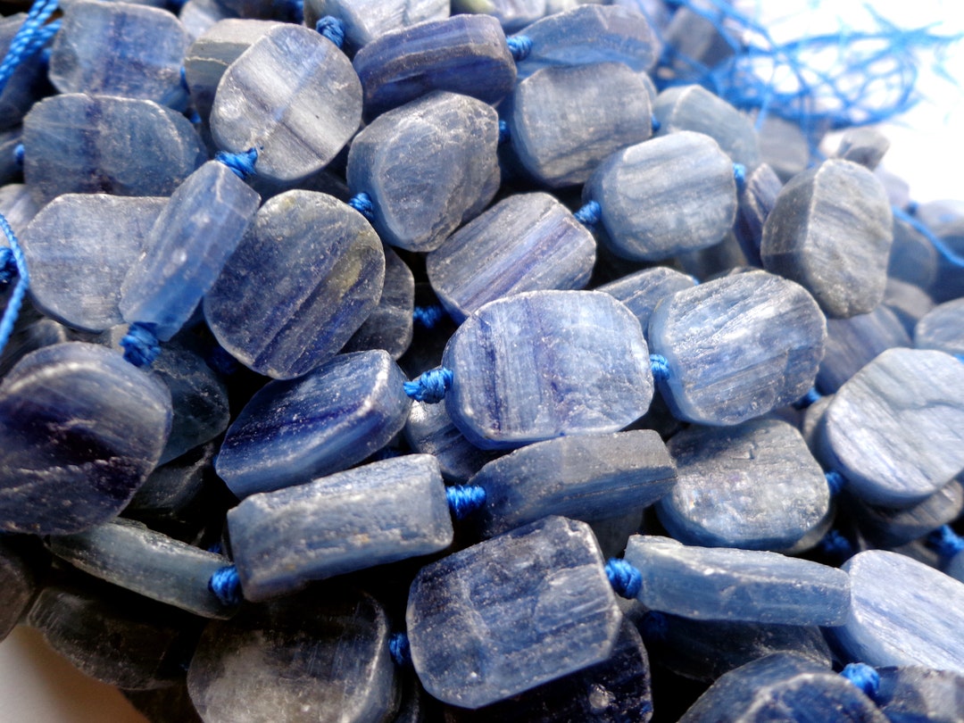 NATURAL Gemstone Kyanite Tablet Shaped Beads, 19x13mm, Full Strand 16