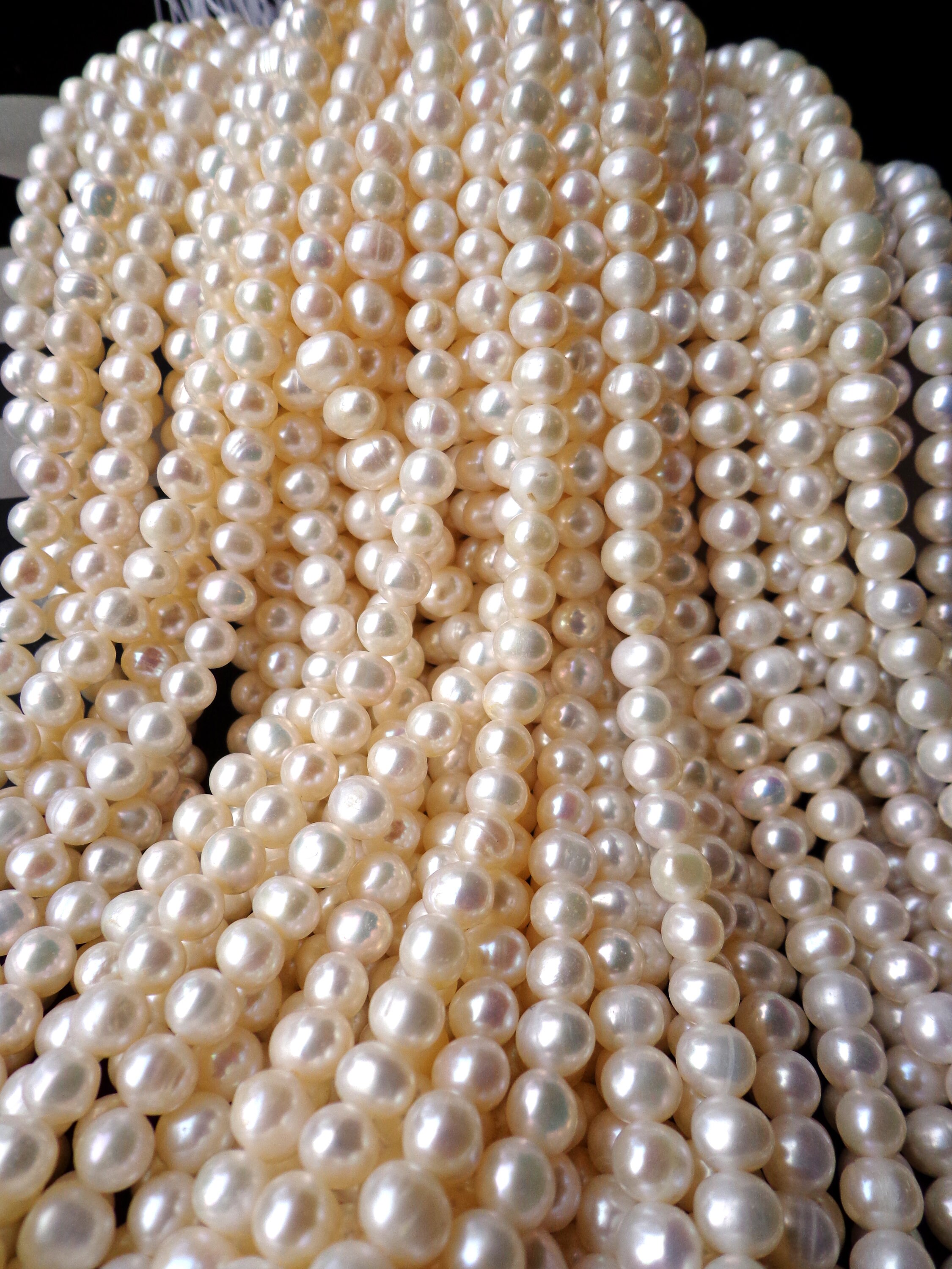 AAA Natural Freshwater Pearl Beads 5mm 6mm 8mm 910mm Etsy