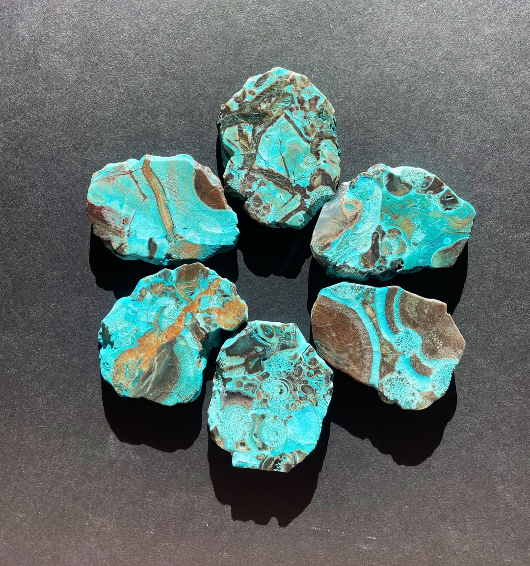 Light Blue Jasper Rocks AAA Beautiful Natural Blue Ocean Jasper Stone Bead. 35x50mm Freedom ...