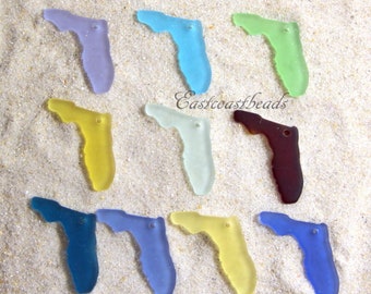 1 Piece Large Sand Dollars YOU PICK COLOR Frosted Sea Glass Finish