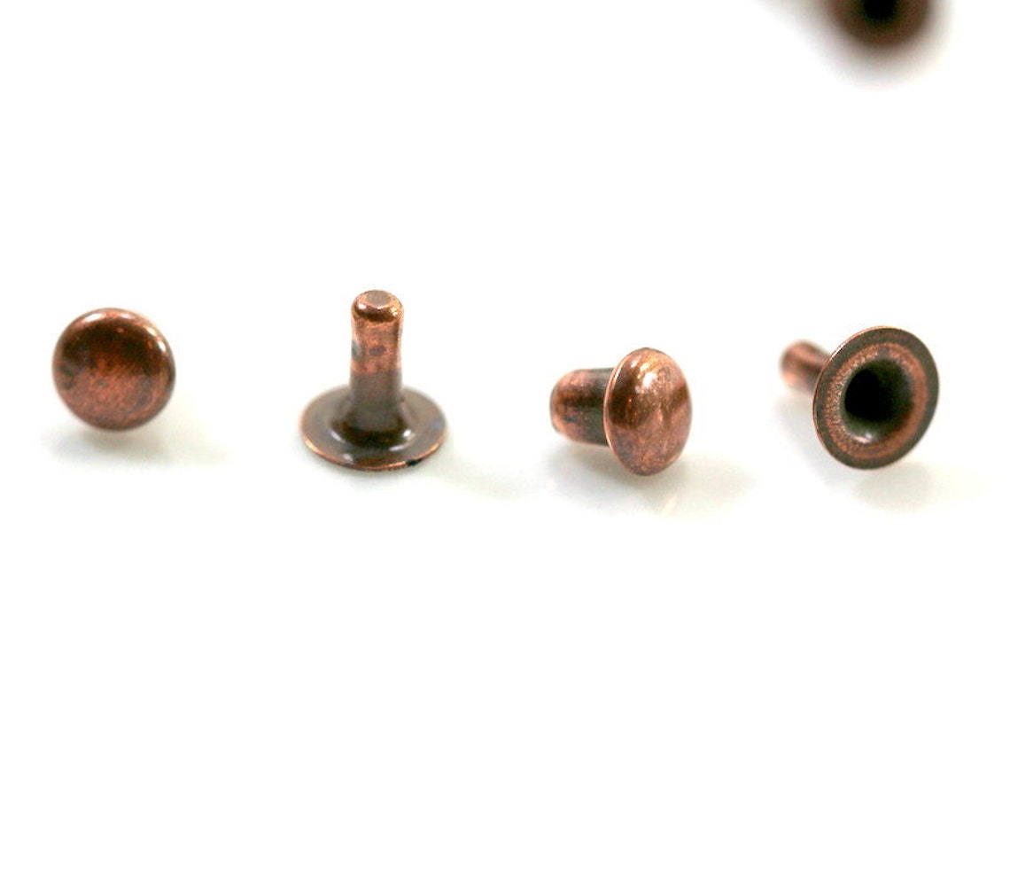 Tierracast Compression Rivets 4 Mm Metal Rivets Small Copper Etsy
