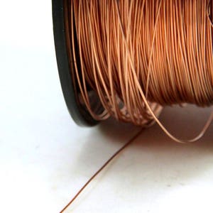 Copper Wire, 20 Gauge, HALF ROUND, Dead Soft, Solid Copper Wire, Jewelry Quality Wire, Jewelry Wire Wrapping, Sold in 20 Ft. Increments, 009