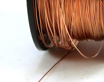 Copper Wire, 20 Gauge, HALF ROUND, Dead Soft, Solid Copper Wire, Jewelry Quality Wire, Jewelry Wire Wrapping, Sold in 20 Ft. Increments, 009