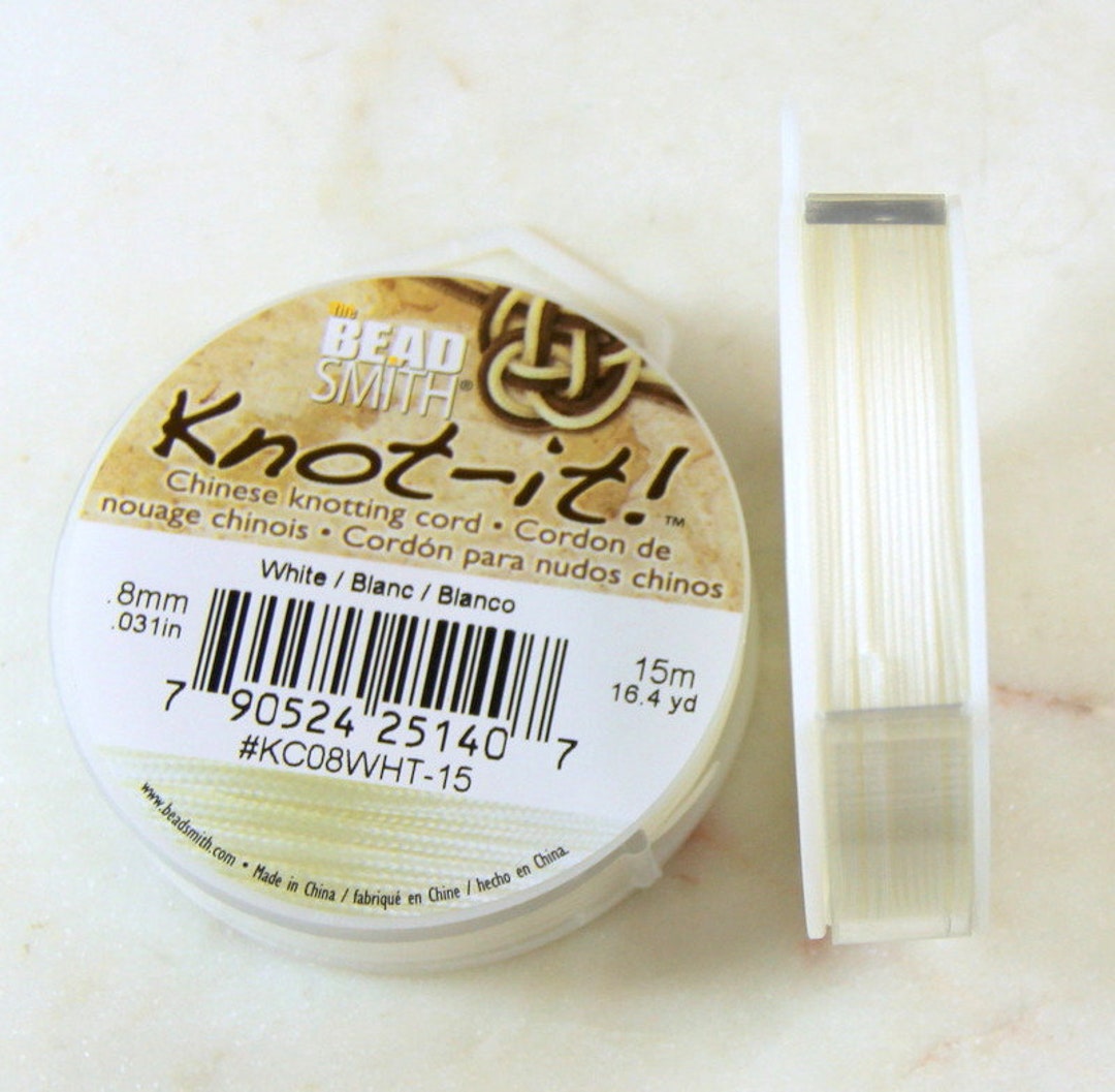 Knotit Chinese Knotting Cord by Beadsmith, .8mm.031in, 16.4 Yard Spool