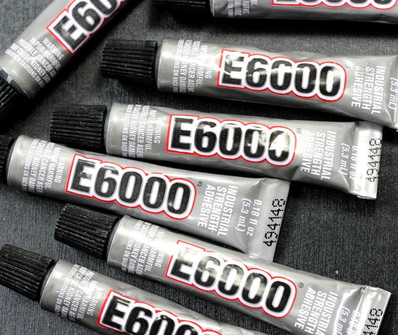 Glue, E-6000, Industrial Strength Adhesive, Glue, .18 Oz. Mini Tube,clear,  Transparent, Jewelry Glue, Craft Glue, 1 Tube 