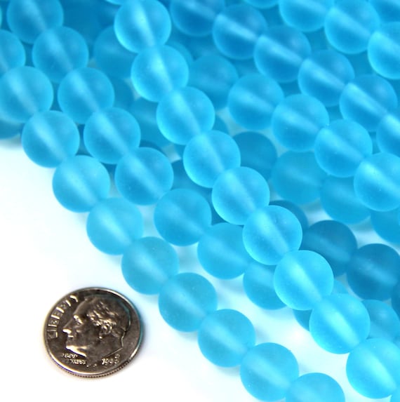 Perles Artisanale MURANO De Couleur Turquoise Perle Ronde En 8mm Creation Bijoux Loisirs Creatifs Diy