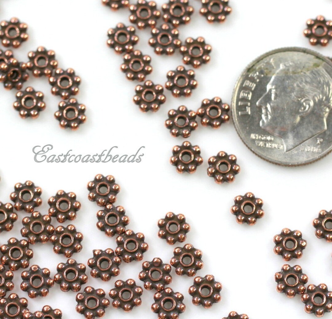 Beaded Heishi Beads, 5 Mm Tierracast, Spacer Beads, 5mm Spacers