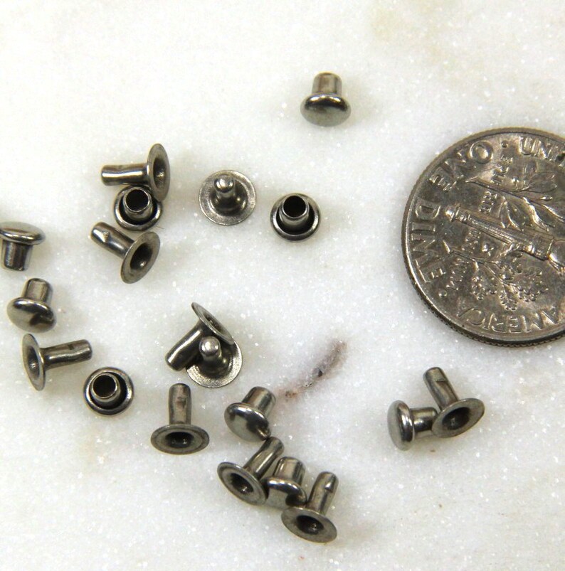 Tierracast 4mm Compression Rivets 4 Mm Metal Rivets Small Etsy