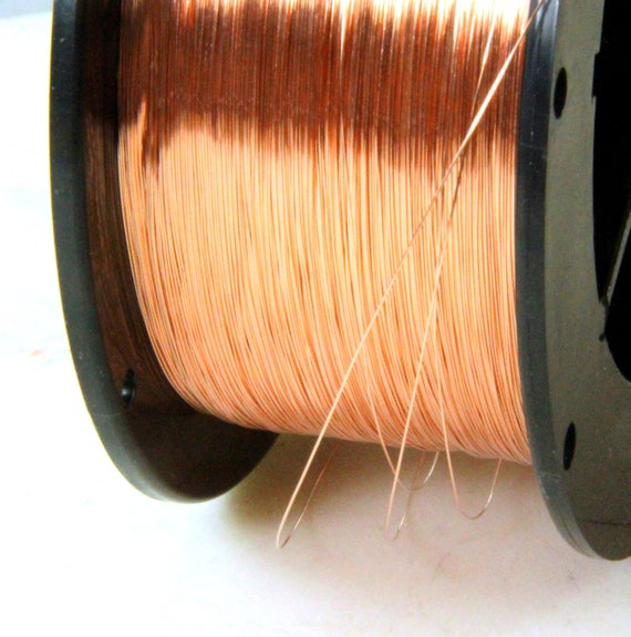 Copper Wire, 30 Gauge Round, Dead Soft, Solid Copper Wire, Jewelry Quality  Copper Wire, Jewelry Wire Wrapping, Sold in 50 Ft. Increments, 14 